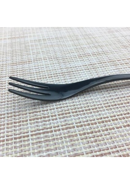 4 Adet Paslanmaz Çelik 3 Tines Kek Çatal Set Ayna Black Fork Akşam Yemeği Salatası Tatlı Meyve Çatal Çatal Seti | Çatallar (Yurt Dışından)