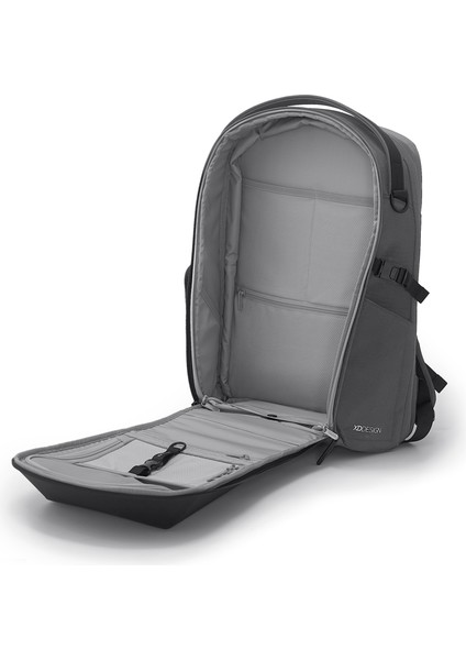 Xd Design Bizz Backpack Erkek 15.6'' Inç Suya Dayanıklı Antrasit Laptop Sırt Çantası