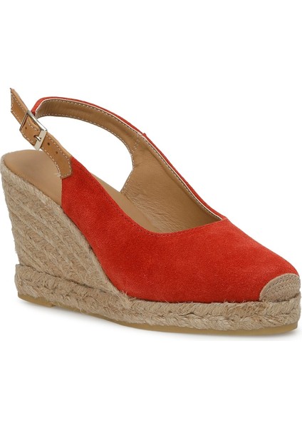 Orten 3fx Kırmızı Kadın Dolgu Topuk Sandalet fiyatları