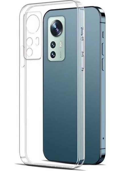 Xiaomi Mi 12 Lite Kılıf Kamera Korumalı Yumuşak Şeffaf Ince Süper Silikon