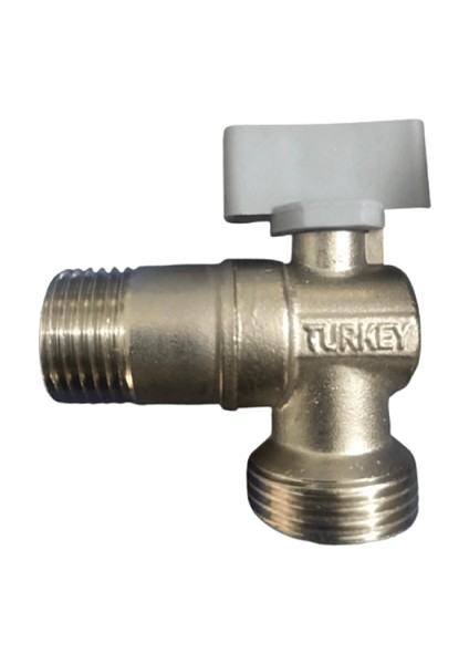 Mini Kısa Çamaşır Makina Muslugu Bulaşık Makina Musluğu 1/2 - 3/4