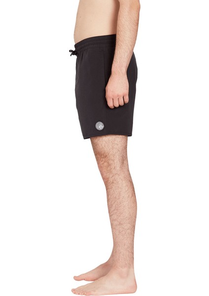 Siyah Erkek Kısa Şort Mayo A2512306_VOLCOM Lido Solid 16 Blk