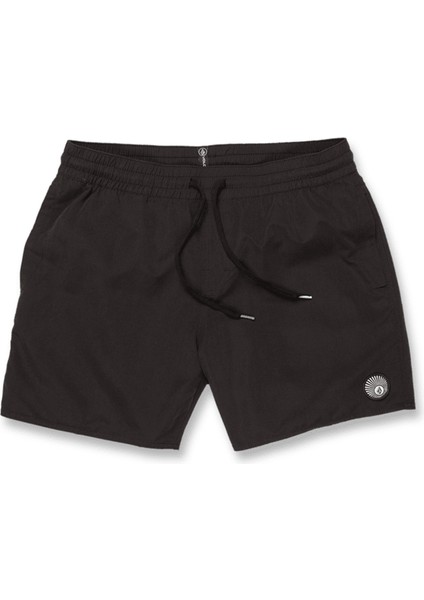 Siyah Erkek Kısa Şort Mayo A2512306_VOLCOM Lido Solid 16 Blk