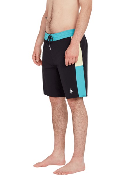 Siyah Erkek Kısa Şort Mayo A0812304_VOLCOM Biased Liberators 1 modelleri