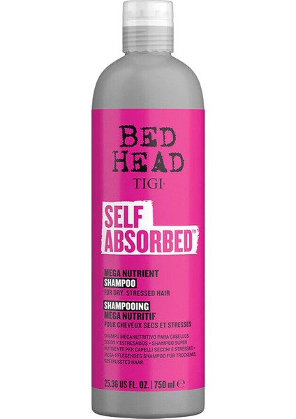 Bed Head Self Absorbed Shampoo 750 ml