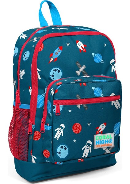 Kids Civit Kırmızı Uzay Desenli 3’lü Okul Çanta Seti SET0123116 fiyatları