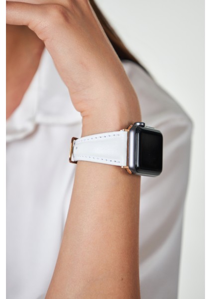 Apple Watch 38MM 40MM 41MM 3 4 5 6 7 Se 8 Uyumlu Kadın Deri Kordon Saat Kayışı fiyatları