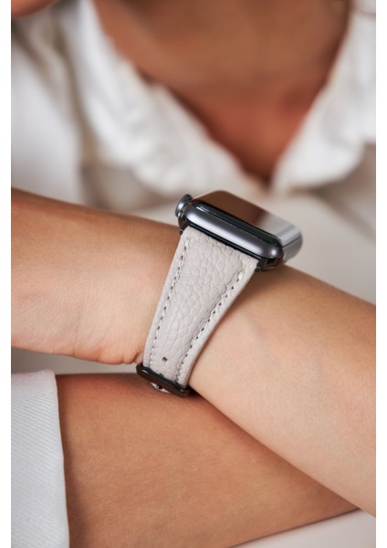 Apple Watch 38MM 40MM 41MM 3 4 5 6 7 Se 8 Uyumlu Kadın Deri Kordon Saat Kayışı