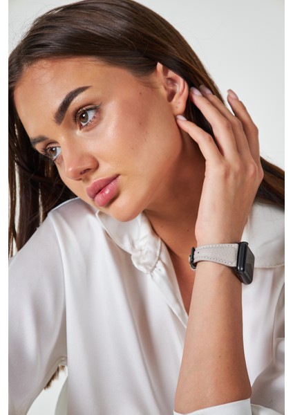 Apple Watch 38MM 40MM 41MM 3 4 5 6 7 Se 8 Uyumlu Kadın Deri Kordon Saat Kayışı fırsatları