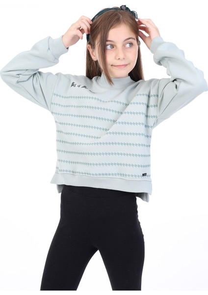 Toontoy Kız Çocuk Baskılı Sweatshirt