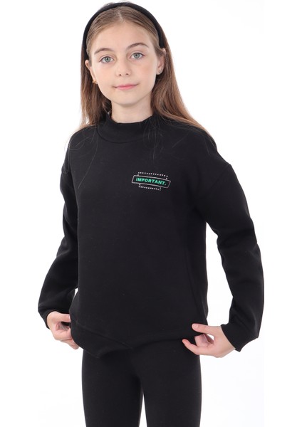 Toontoy Kız Çocuk Baskılı Sweatshirt