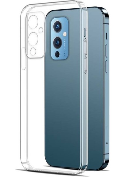 One Plus 9 Kılıf Için Tasarlanan Kristal Şeffaf Kaymaz Silikon Kılıf