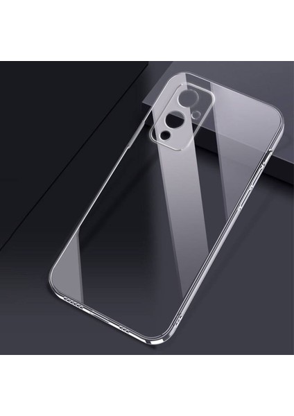 One Plus 9 Kılıf Için Tasarlanan Kristal Şeffaf Kaymaz Silikon Kılıf