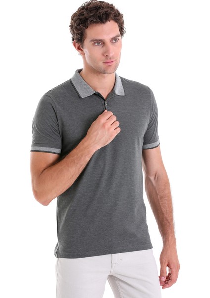 Haki Regular Fit Düz Pamuklu Polo Yaka Tişört modelleri