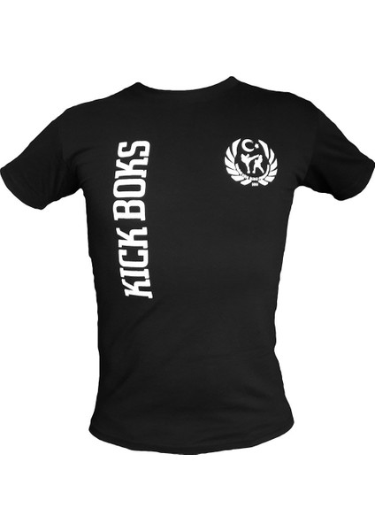 Ekonomik Siyah Tişört Kick Boks Tişörtü