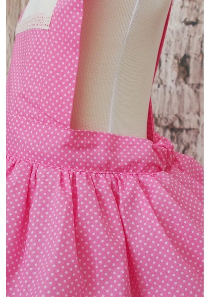 Pembe Puantiyeli Kız Çocuk Tütü Elbise Bandana Takım 1-10 Yaş Doğum Günü Elbisesi indirimleri