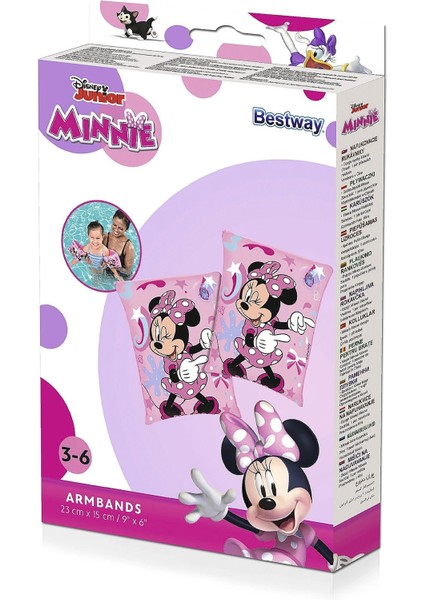 Efna Store Minnie Mouse Deniz Kolluk 23X15 cm Pembe 3-6 Yaş