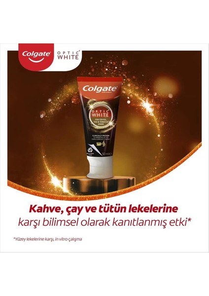 Optıc White Kahve ,çay,tütün Kullananlar Için 50 ml x 3 Adet