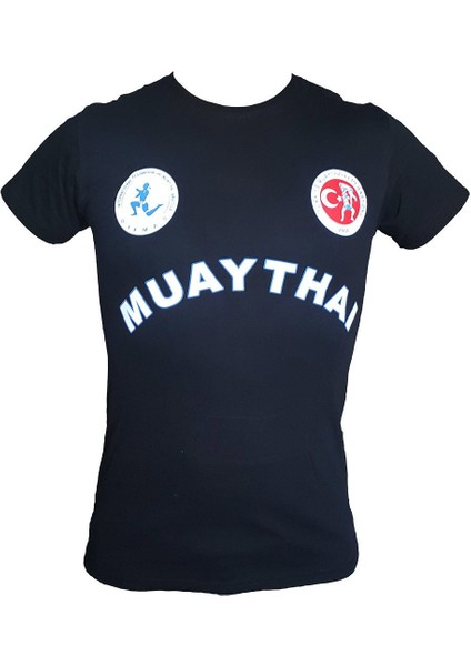 Siyah Tişört Muay Thai Tişörtü