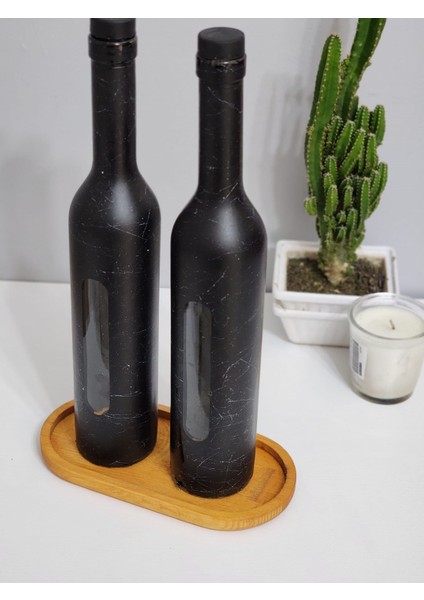10 x 20 cm Elips Ahşap Sunum Tahtası Açık Renk