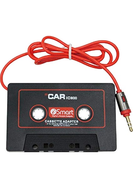 Mp3/4 Ipod Için Prettyia Black Araçlı Kaset Bant Adaptör Dönüştürücü (Yurt Dışından)