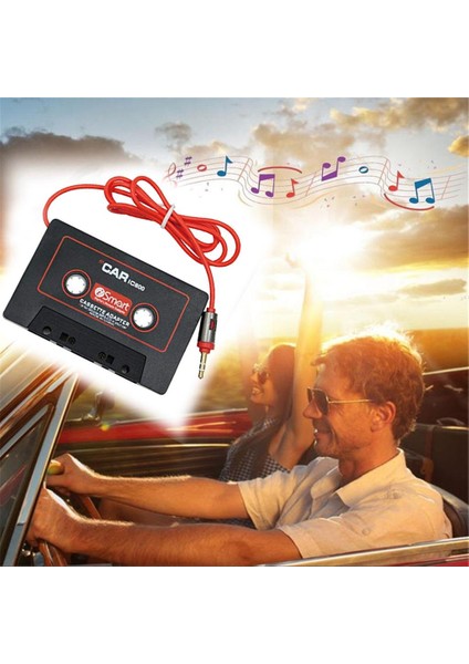 Mp3/4 Ipod Için Prettyia Black Araçlı Kaset Bant Adaptör Dönüştürücü (Yurt Dışından)