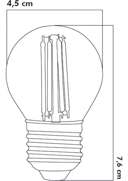 LED Filament Rustik Ampul 6 Watt E27 Beyaz Işık fiyatları