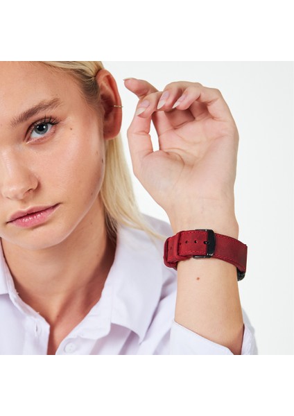 Apple Watch 42MM 44MM 45MM 49MM 3 / 4 / 5 / 6 / Se / 7 / 8 / Ultra Deri Kordon Deri Kayış