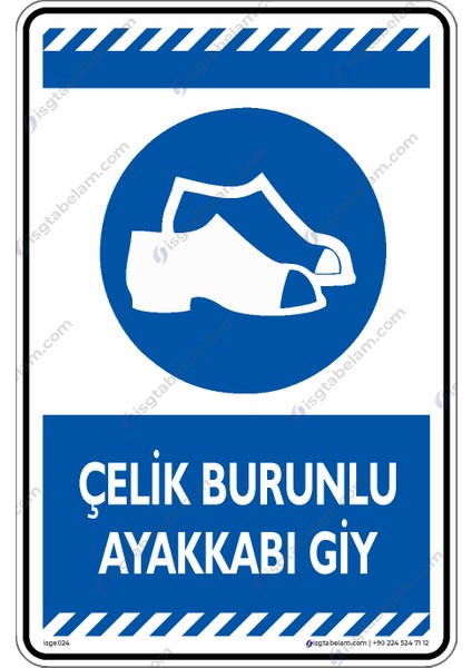 Çelik Burunlu Ayakkabı Giy