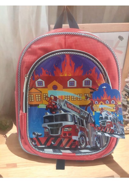 Kamyonlar Baskılı Anaokulu Çantası