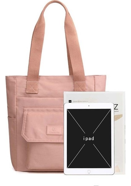 Büyük Kapasiteli Bayan Moda Moda Omuz Çantası Naylon Su Geçirmez Vahşi Toto Çanta Kore Taşınabilir Alışveriş Çantası (Yurt Dışından)