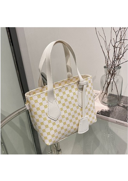 Yaratıcı Yazarlık Kalabalık Çantası Çanta Kız Vintage Omuz Çantası Mini Çanta (Yurt Dışından)