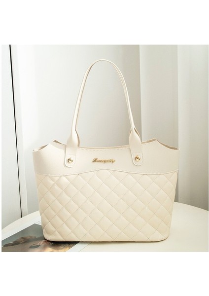 Rhombus Alışveriş Çantası Büyük Kapasiteli Omuz Çantası (Yurt Dışından)