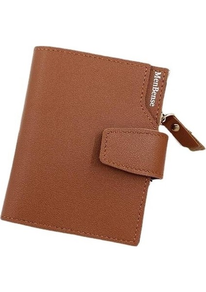 Yeni Çanta Bayan Kısa Avrupa ve Amerika Birleşik Devletleri Çok Kartlı Moda Küçük Para Klipsi Fermuarlı Bozuk Para Cüzdanı (Yurt Dışından)