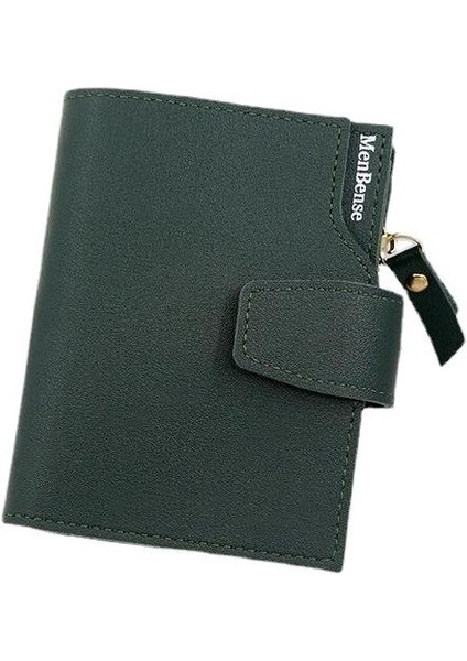 Yeni Çanta Bayan Kısa Avrupa ve Amerika Birleşik Devletleri Çok Kartlı Moda Küçük Para Klipsi Fermuarlı Bozuk Para Cüzdanı (Yurt Dışından)