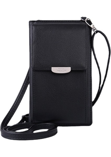 Çok Fonksiyonlu Cep Telefonu Çantası Kore Versiyonu Pu Uzun Bölüm Büyük Kapasiteli Cep Telefonu Çantası Mini Çanta Omuzdan Askili Çanta Askılı Çanta (Yurt Dışından)