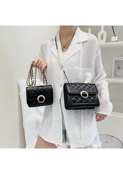 Inci Zincir Çanta Kadın Çantası Yaz Tüm Maç Beyaz Omuz Askılı Çanta (Yurt Dışından) modelleri