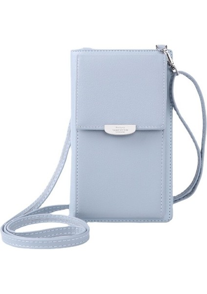 Çok Fonksiyonlu Cep Telefonu Çantası Kore Versiyonu Pu Uzun Bölüm Büyük Kapasiteli Cep Telefonu Çantası Mini Çanta Omuzdan Askili Çanta Askılı Çanta (Yurt Dışından)