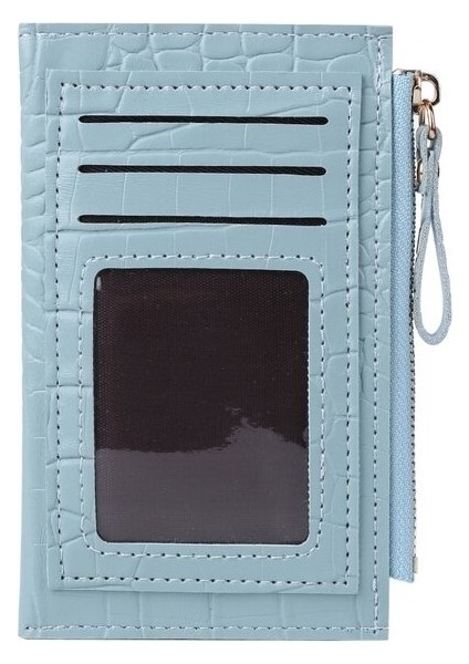 2pcs New Crocodile Printed Women Card Holder Card Box Coin Purse Color Random (Yurt Dışından)