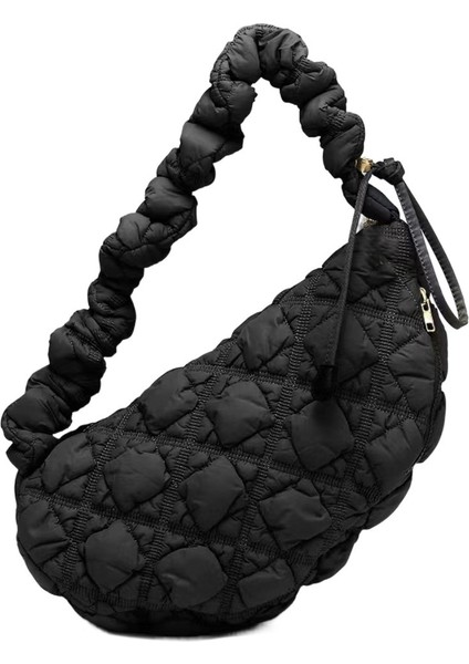 Cloud Bubble Çanta Katlanmış Gündelik Koltuk Altı Tek Omuz Messenger Alt Çanta (Yurt Dışından)