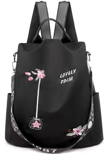 Çiçek Işlemeli Sırt Çantası Art Oxford Sırt Çantası (Yurt Dışından) fiyatları