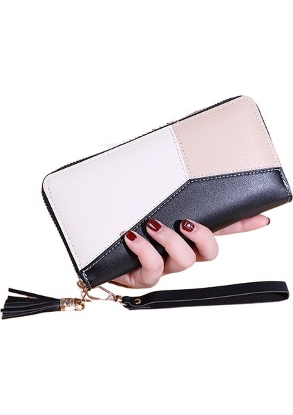 Uzun Fermuar Büyük Kapasiteli Telefon Kartı Tutucu (Yurt Dışından)