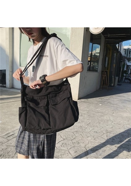 Büyük Kapasiteli Kanvas Çapraz Askılı Çanta (Yurt Dışından) fiyatları