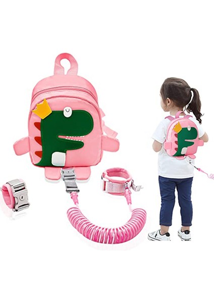 Dinozor Kaybolmayan Yakalı Çocuk Güvenliği Sırt Çantası (Yurt Dışından)