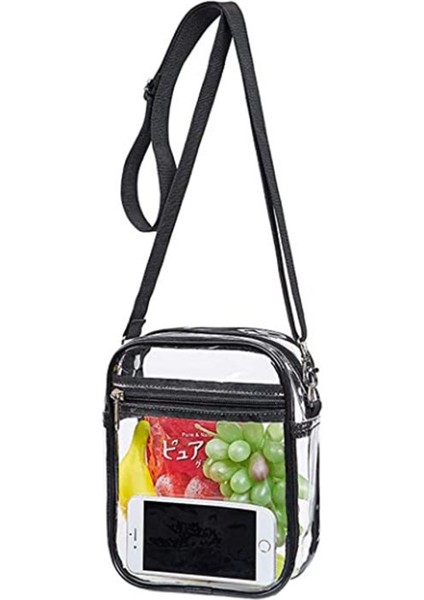 Şeffaf Omuz Çantası Pvc Su Geçirmez Messenger Çanta (Yurt Dışından)