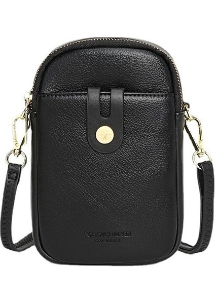 Cep Telefonu Çantası Kadın Crossbody Küçük Çanta Priti Japonya ve Güney Kore Küçük Taze Dikey Paragraf Zip Toka Omuz Çantası Mini Crossbody Çanta (Yurt Dışından)