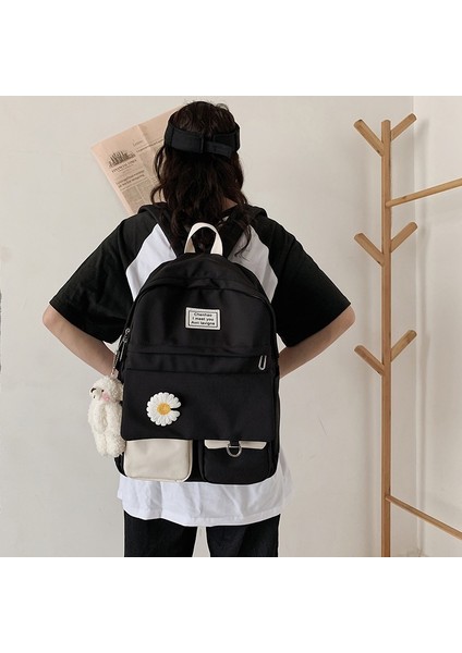 Moda Rahat Sırt Çantası + Oyuncak Ayı Kolye (Yurt Dışından) modelleri
