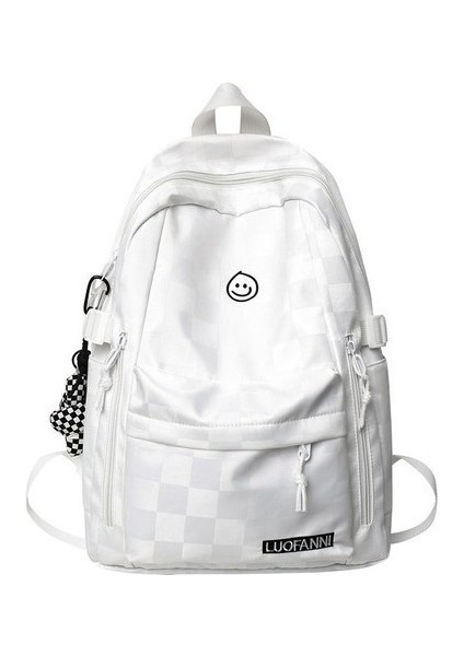 Kadınlar Laptop Seyahat Için Plaid Leisure Okul Sırt Çantası (Yurt Dışından)