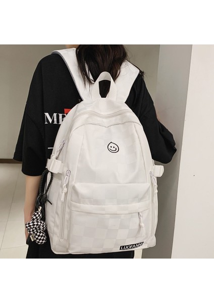 Kadınlar Laptop Seyahat Için Plaid Leisure Okul Sırt Çantası (Yurt Dışından) fırsatları