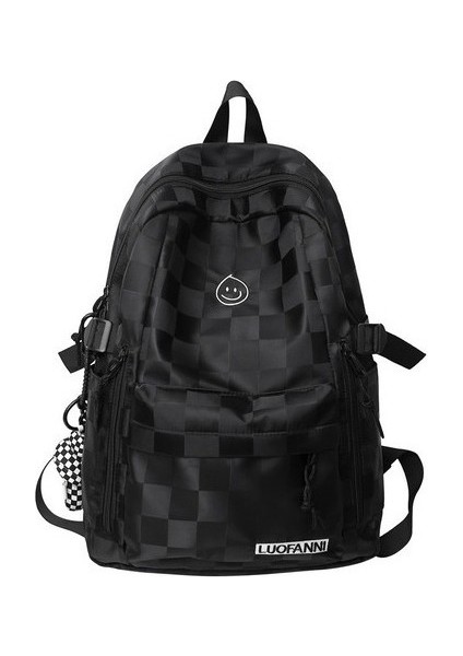 Kadınlar Laptop Seyahat Için Plaid Leisure Okul Sırt Çantası (Yurt Dışından)